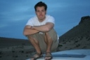 James squatting